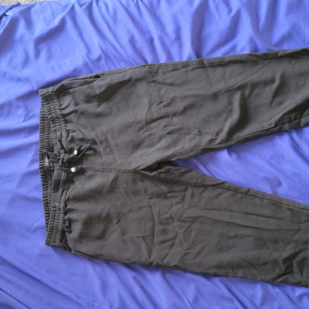 Amisu black drawstring pants
